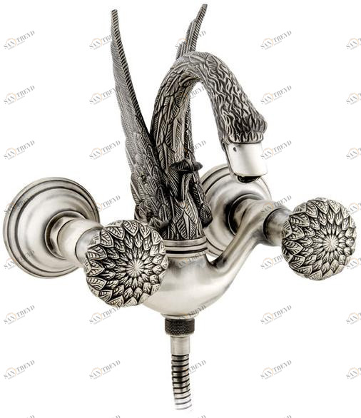 Bronces Mestre Смеситель для ванны на 2 отверстия Antartica swan sun-id-1507262