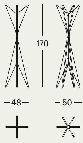 Zanotta Стальная вешалка sun-id-1459701 - Вид №3