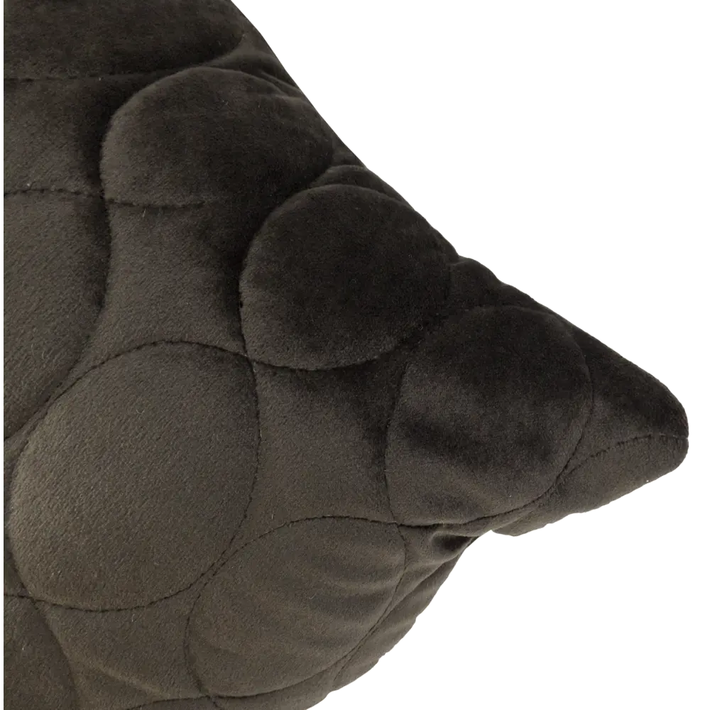 Подушка Овалы 50x50 см цвет шоколад 88110697 STLM-2072640 LINEN WAY  - Вид №2
