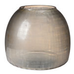 GWPP0047 Ваза из серого клетчатого стекла ijlbrown  - Вид №2