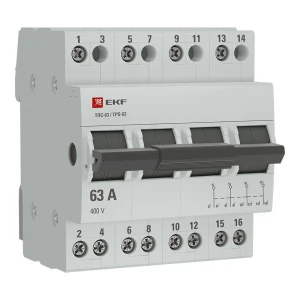 Трехпозиционный переключатель EKF Proxima 4P 63 А 88883188 STLM-2157154