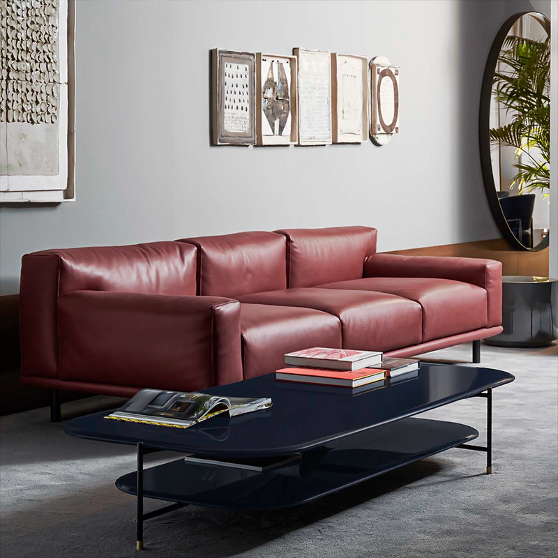 Стол журнальный  MERIDIANI ADRIAN 130R  - Вид №1