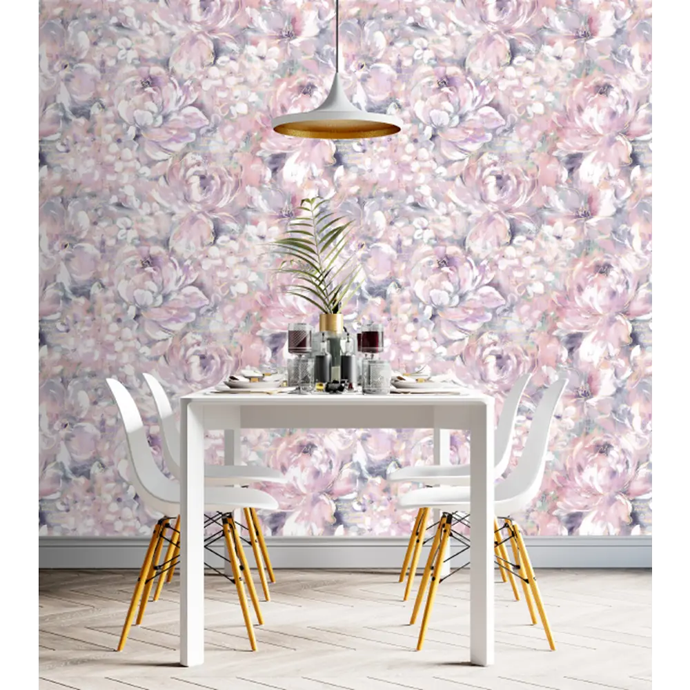 Обои флизелиновые Startdeco Натали сиреневые 1.06 м 989445 STLM-2061743 - Вид №3