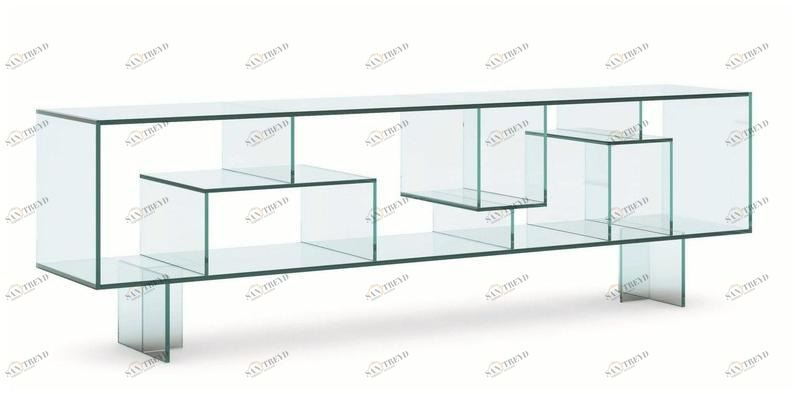 Tonelli Design Буфет стеклянный двусторонний Liber sun-id-1463498