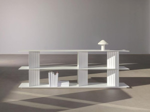 Стальная двухсторонняя Книжная полка