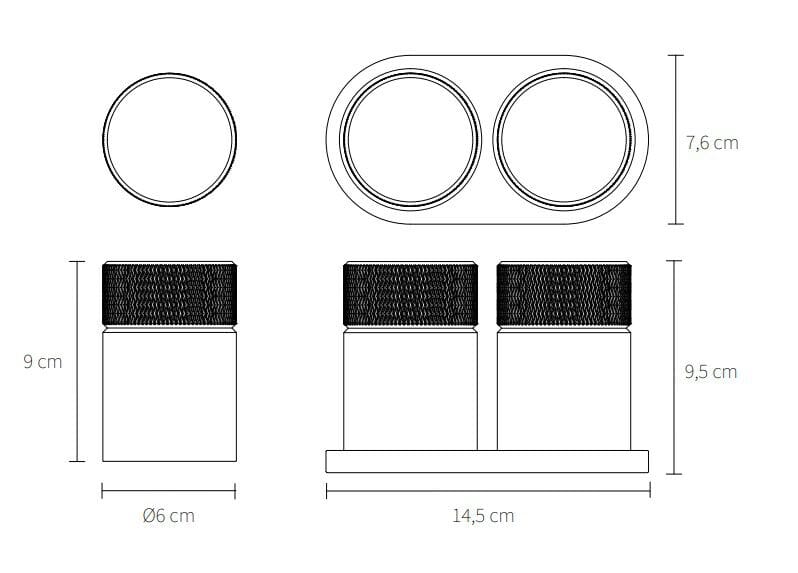 Деревянная и алюминиевая кофемолка Gejst SINA ARCH-00113642 - Вид №7