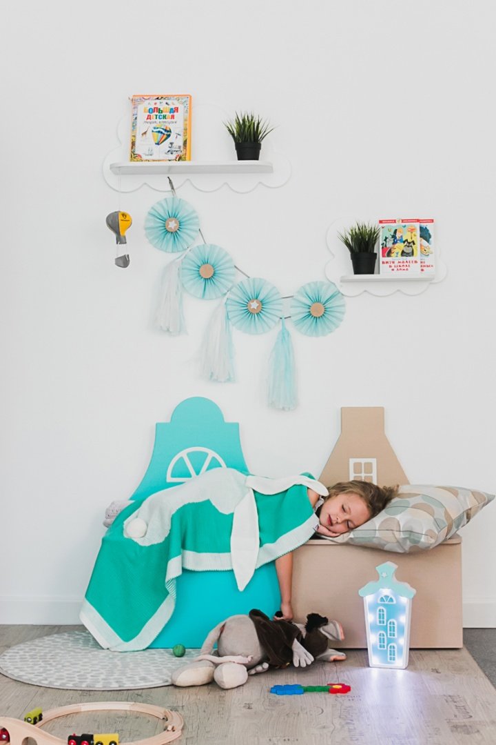 Детская лавочка-домик "Амстердам-4" МАНДАРИН АМСТЕРДАМ 179514 Зеленый Santreyd  - Вид №9