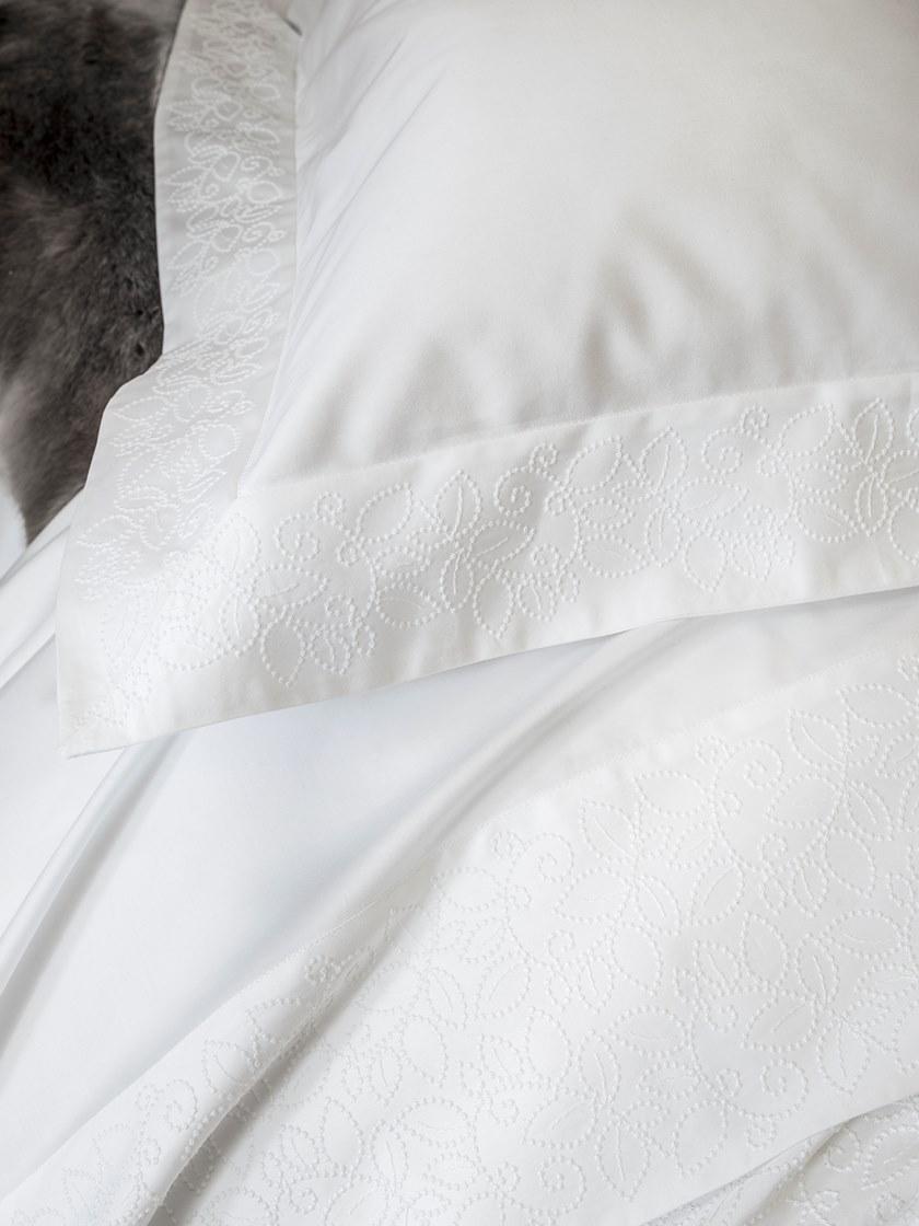 Alexandre Turpault Наволочка из однотонного хлопка Altesse sun-id-1379712 - Вид №3