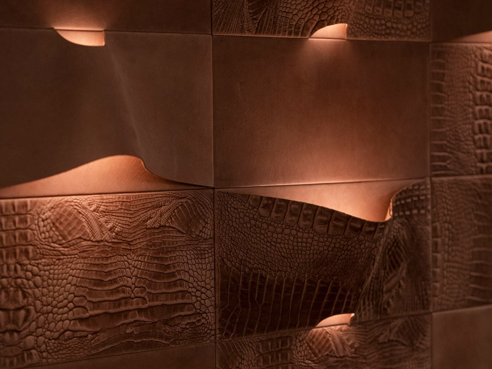 Трехмерное покрытие / кожаный настенный светильник Quasar LUM PANEL ARCH-00125102