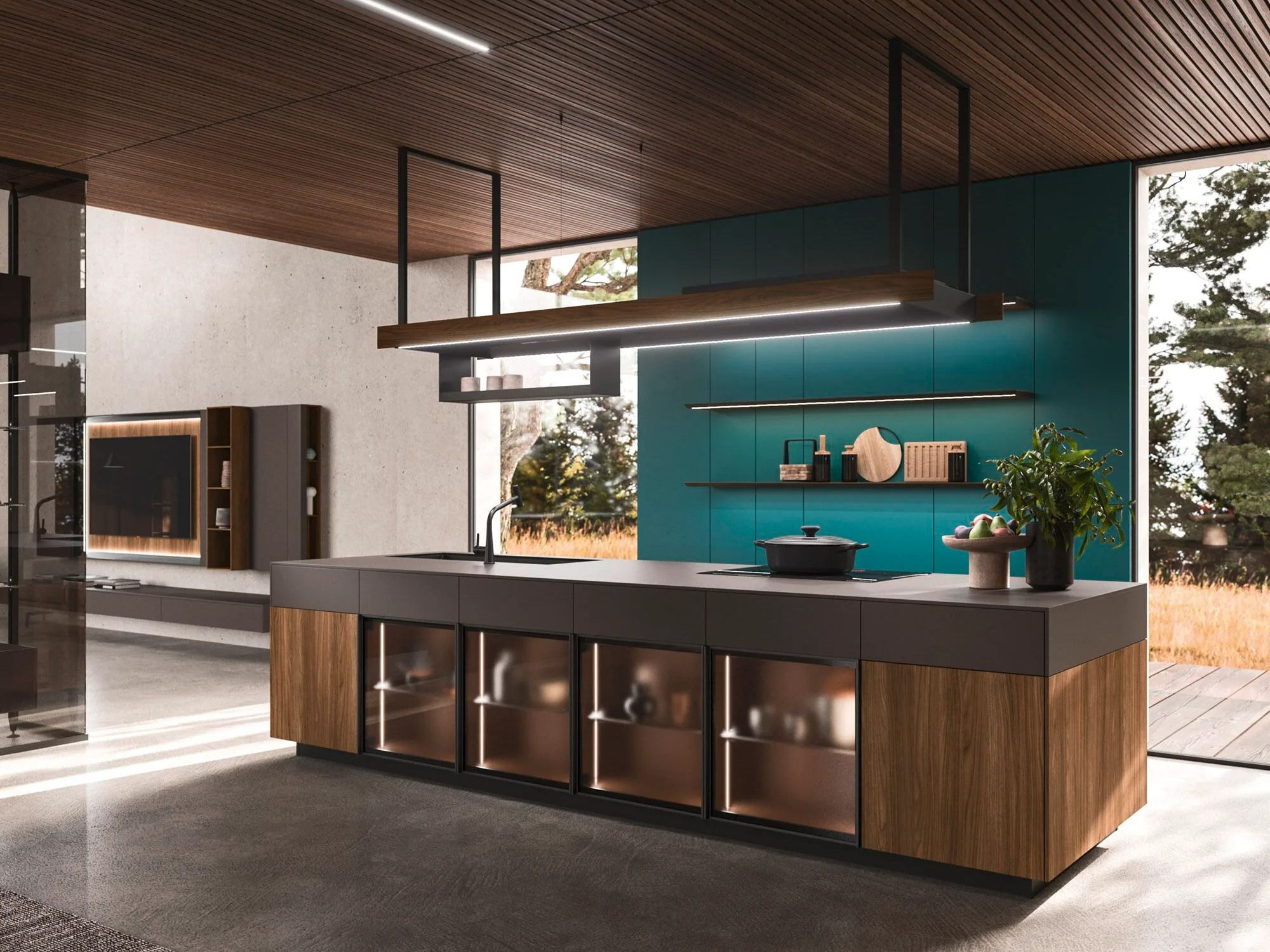 Встроенная кухня с островом Arrital Ak_Project ARCH-00064132 - Вид №4