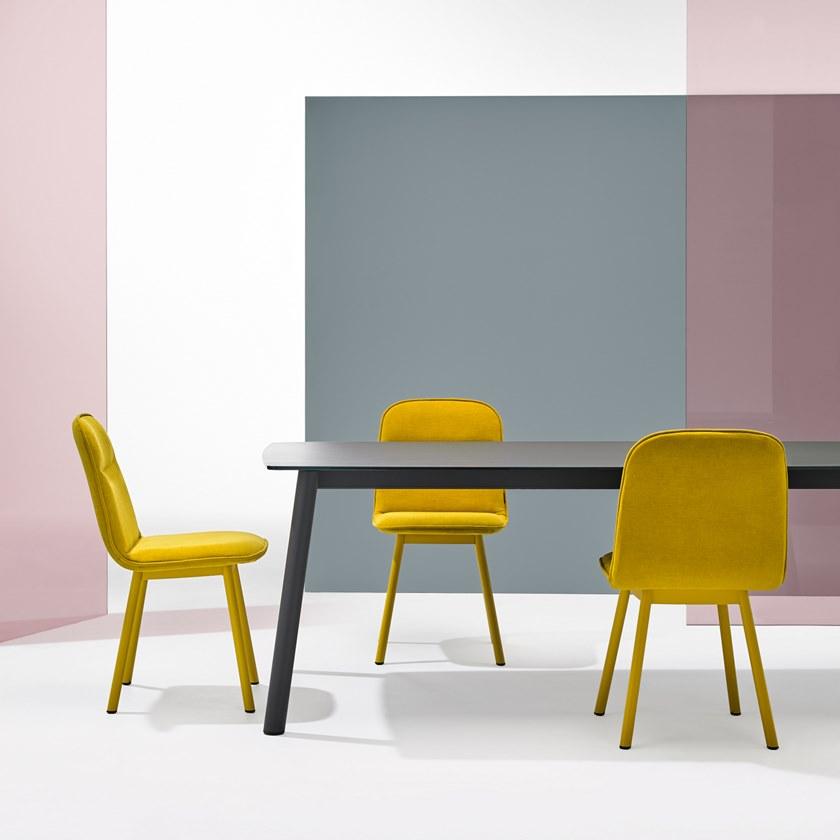 MOBLIBERICA Стул из мягкой ткани Köln sun-id-1395884 - Вид №6