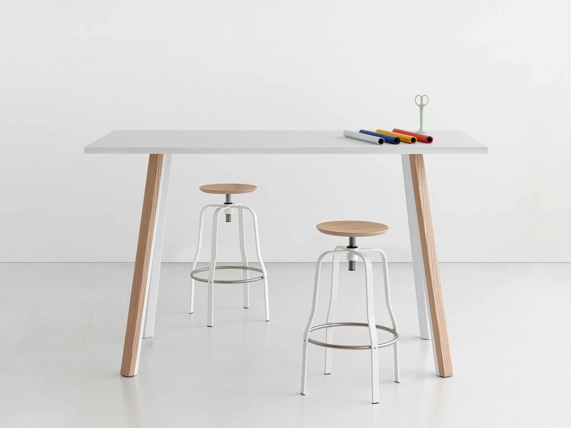 Высокий квадратный ламинированный стол Lapalma ARCH-00050446 - Вид №14