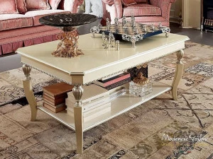 Modenese Gastone Прямоугольный журнальный столик с журнальной полкой для гостиной Bella vita