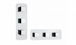 Z032204 + Z030203 000 Смеситель & запорный кран Cube 3 Outlets (with diverter) HP BOSSINI