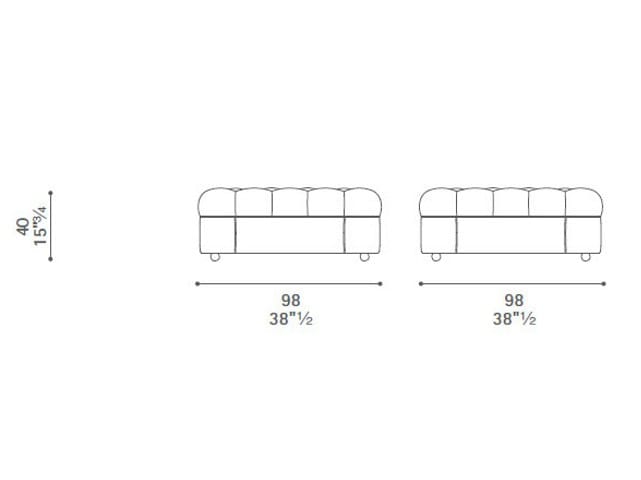 Капитонный диван Poltrona Frau коллекция - диваны и кресла ARCH-00023282 - Вид №6