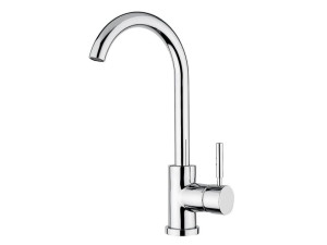 Смеситель для кухни из хромированной латуни