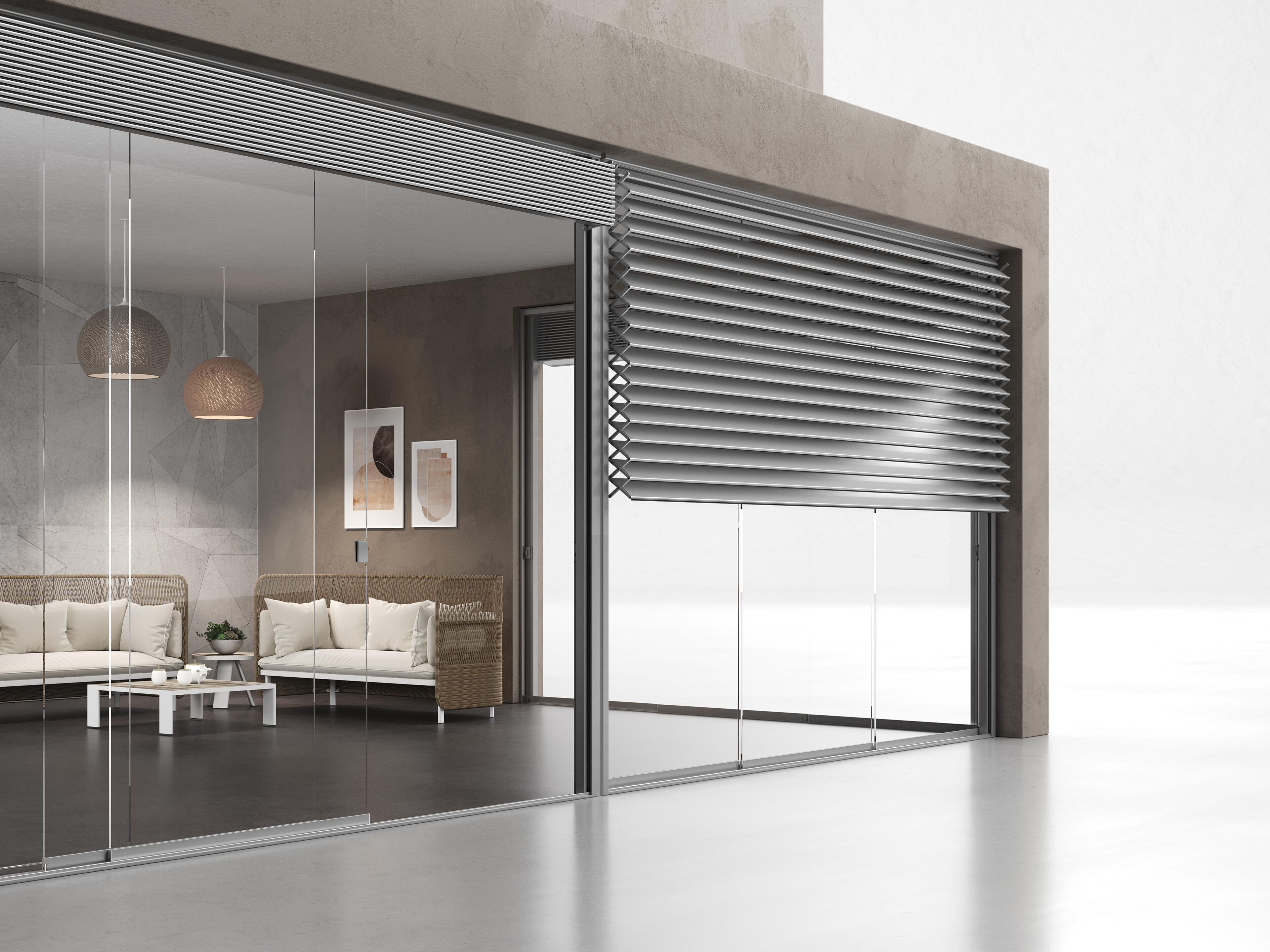 Экструдированный алюминий моторизованный Frangisole SUNROOM системы затемнения ARCH-00046703