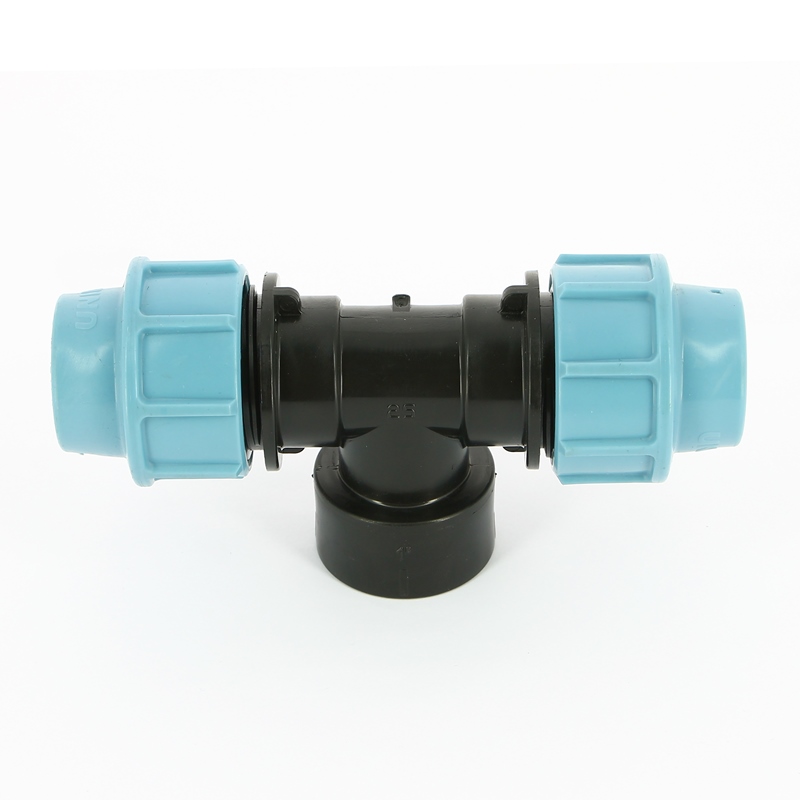 Тройник обжим-В для труб ПНД UNIDELTA 25х1" 1007025004