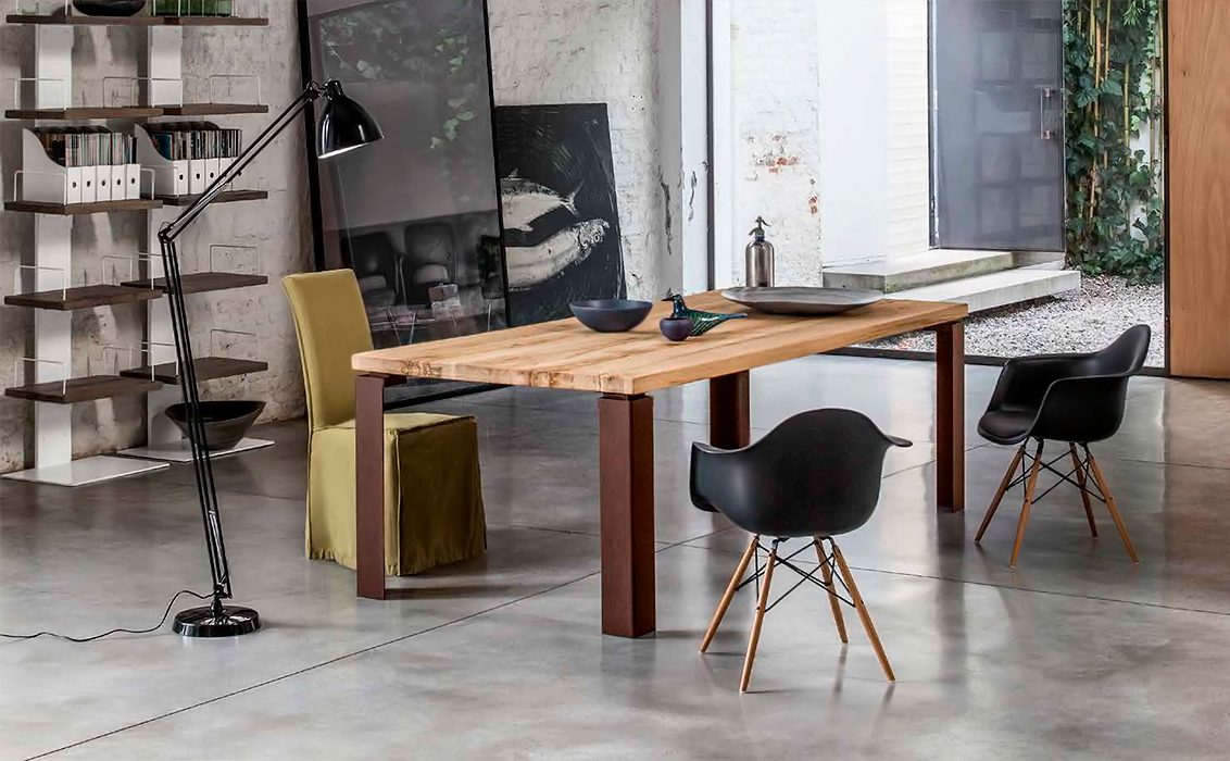 Стол WOOD DEVINA NAIS 889PTA200TW + GFTA04 