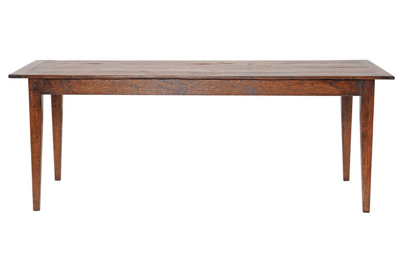 0046-15 Загородный стол с коническими ножками ijlbrown  - Вид №1