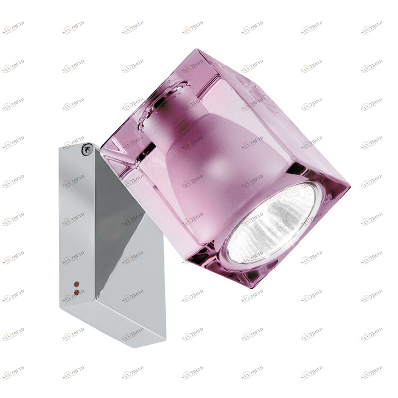 Светильник настенно-потолочный розовый Fabbian D28G0300 Rosso FABBIAN  00-3882609 Розовый 