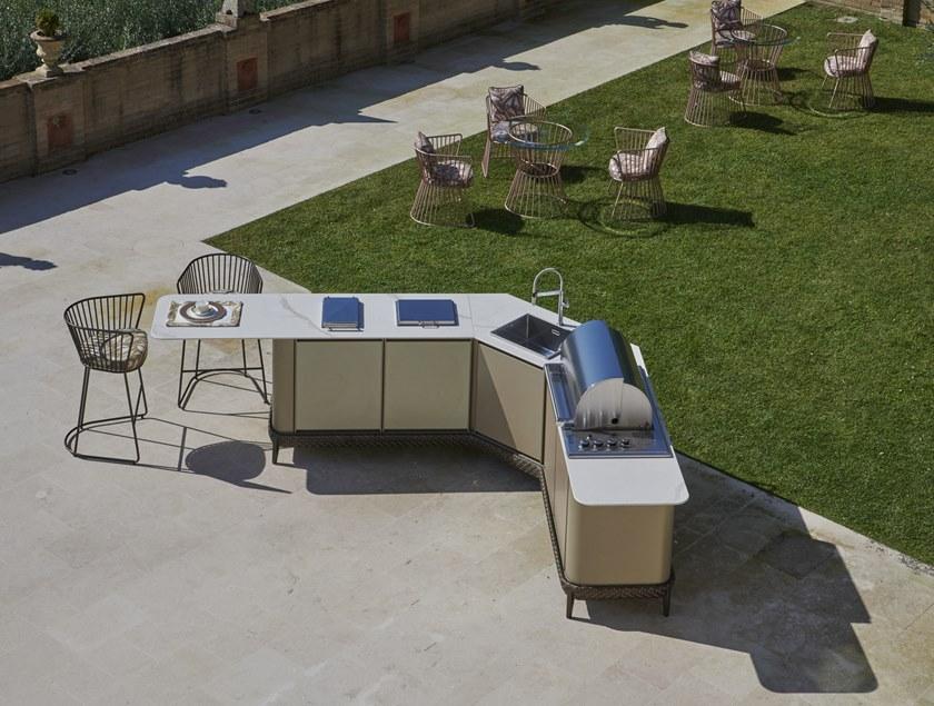 Samuele Mazza Outdoor Газовая летняя кухня с барбекю sun-id-1490104 - Вид №5