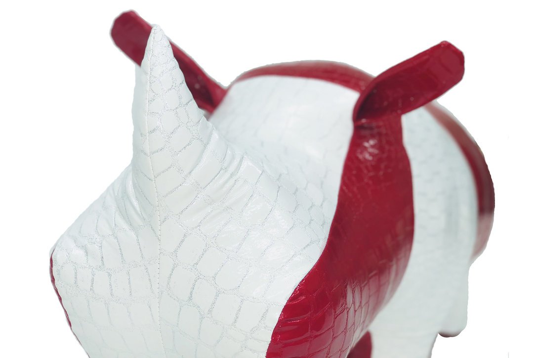 Пуф "Носорог Спартак" мини красный с белым EUROSON ЖИВОТНЫЕ 131592 Красный;белый - Вид №2