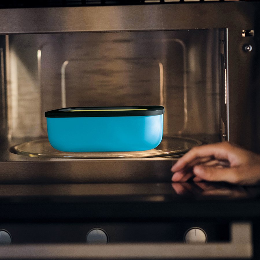 Ланч-бокc 900 мл разноцветный On the go GUZZINI ДИЗАЙНЕРСКИЕ 00-3869534 Желтый;синий;черный;разноцветный  - Вид №2