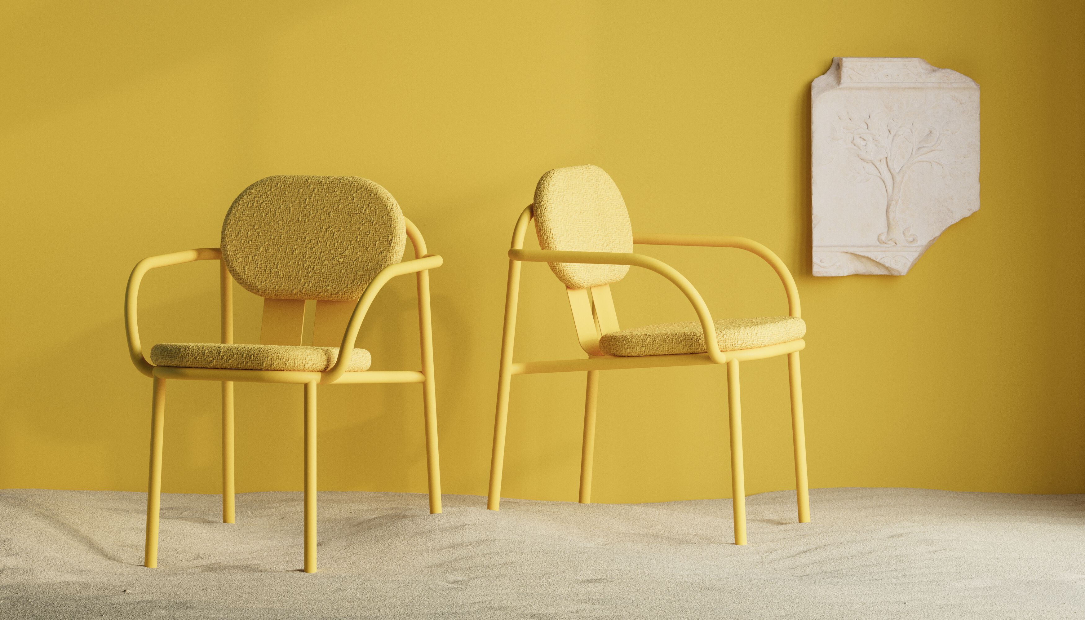 Алюминиевый и тканевый садовый стул Joyf пустыня ARCH-00083805 - Вид №3