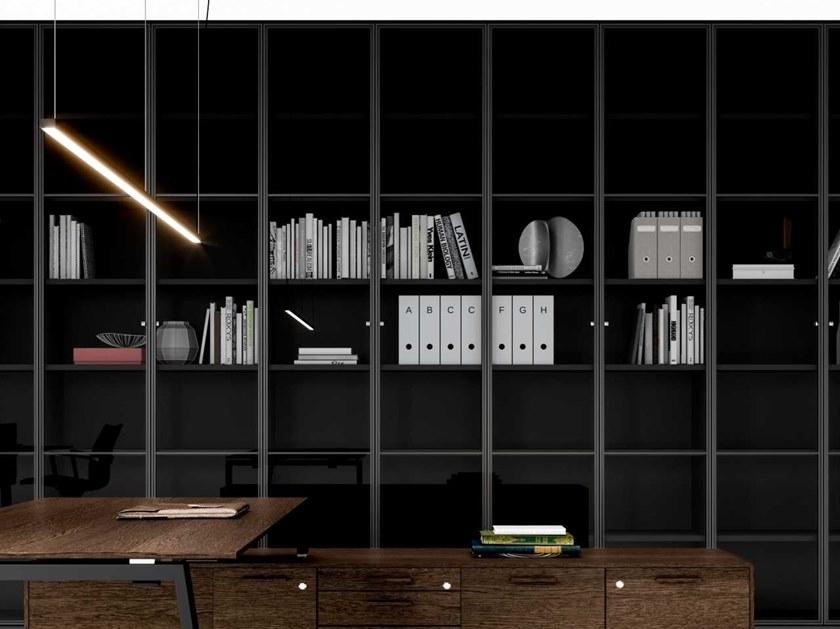 Bralco Модульный офисный книжный шкаф из закаленного стекла Take off sun-id-1506681 - Вид №2