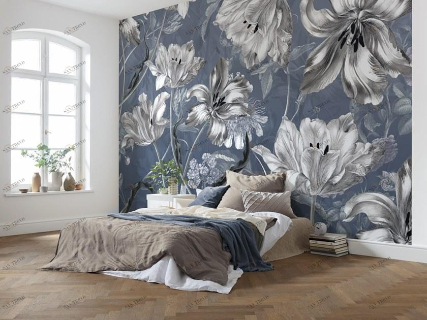 Komar Флизелиновые обои с цветочными мотивами Home X7-1041