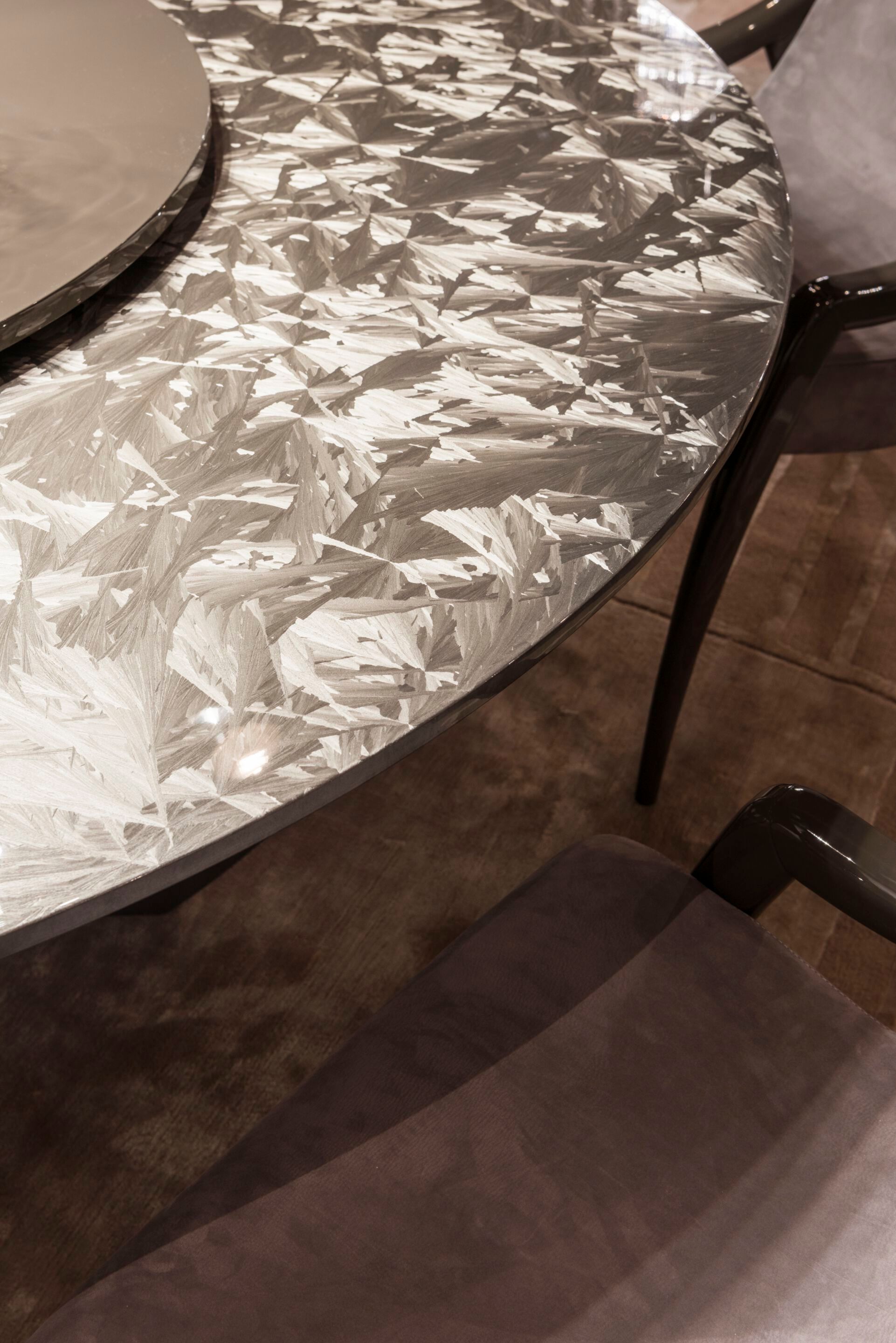 Круглый мраморный обеденный стол с Lazy Susan Bizzotto Italia Symphony-Infinity ARCH-00064583 - Вид №2