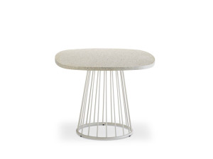 Высокий журнальный столик в зернах