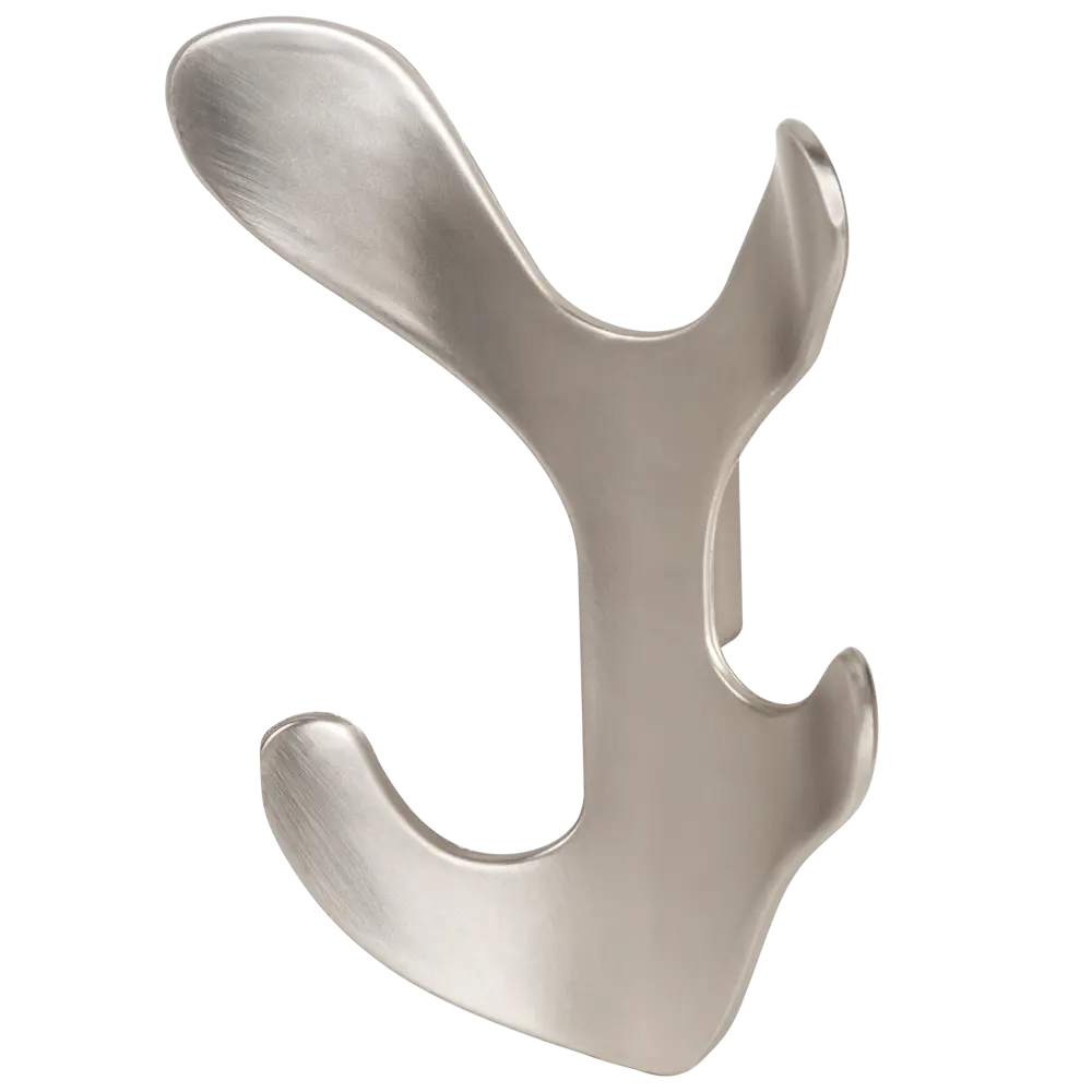 Крючок мебельный Ajax MB-LM/K-005 цвет матовый никель STLM-2066978