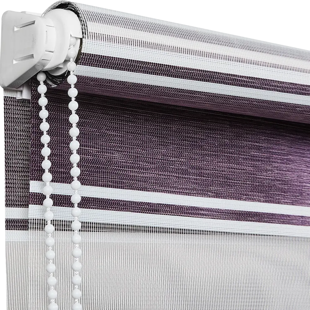 Штора рулонная день-ночь Дэли 55x160 см сиреневая MIAMOZA STLM-2120144 - Вид №1