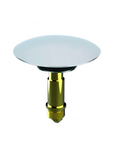 000760 000 00  Клапан для слива раковины Ø 68 мм, регулируемый стержень, латунь Valentin Хром  - Вид №1