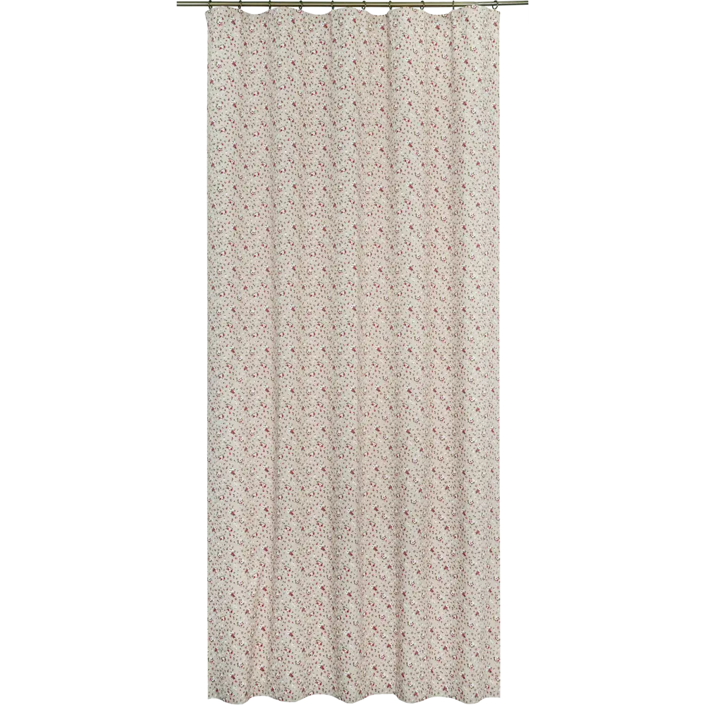 Штора на ленте Daily Цветы 160x280 см полиэстер цветы цвет бежевый GARDEN STLM-2118689