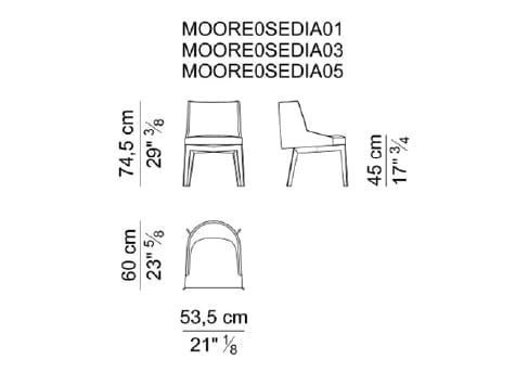 Тканевый стул i 4 Mariani Мур ARCH-00034746 - Вид №5