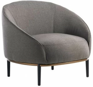 Potocco Кресло из ткани с подлокотниками Yoisho 904/pl