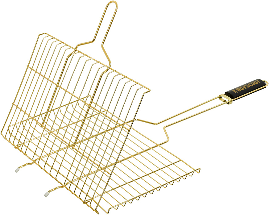 90496411 Решётка-гриль для стейков 61902 GOLD 45х27х2 см BOYSCOUT STLM-0252770