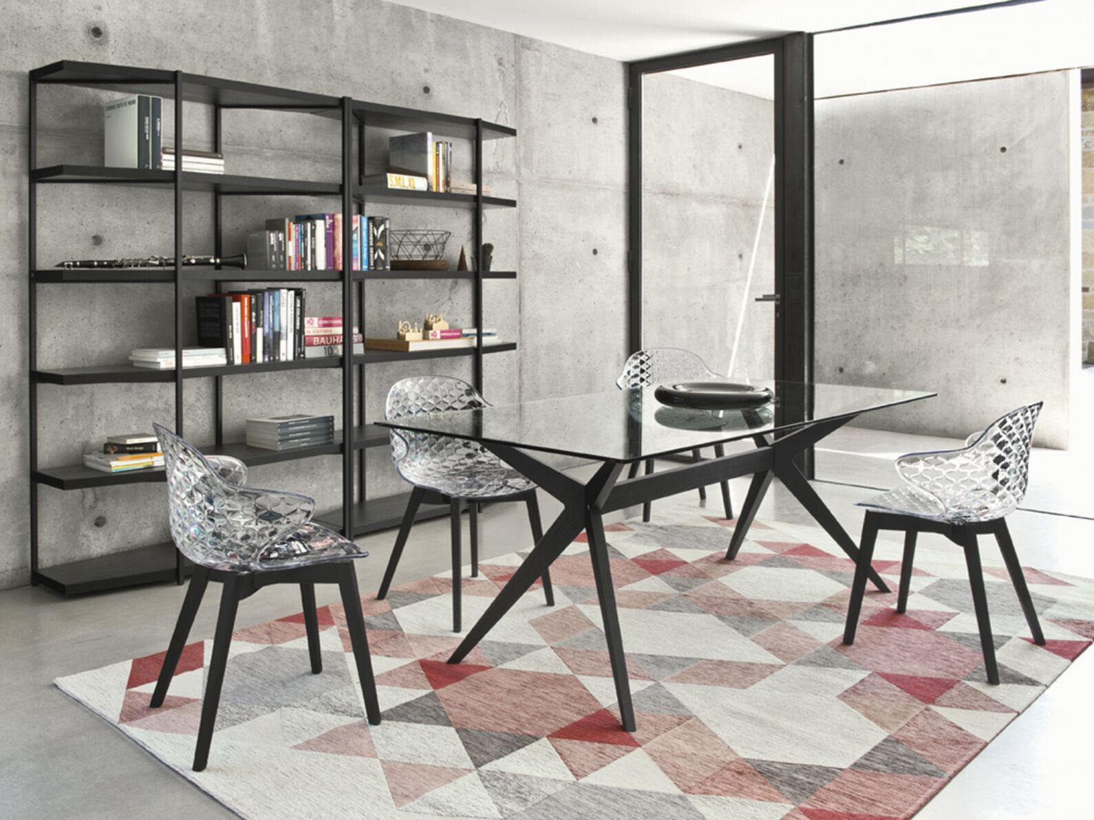 Стол из закаленного стекла Calligaris KENT ARCH-00084891 - Вид №1
