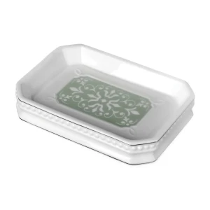 Мыльница Hermitage керамика цвет белый