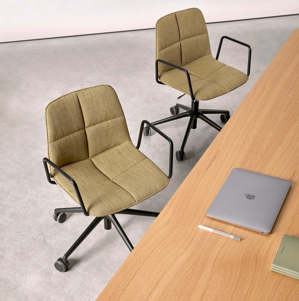 Офисное кресло из полипропилена с подлокотниками с 5 спицами INCLASS Варя ARCH-00025109 - Вид №2