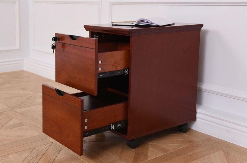 Arrediorg.it® Офисный комод из древесного волокна на колесиках Prestige Container 7cd - Вид №1