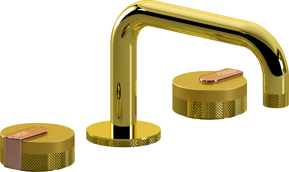 E-11510-R1BB-L1RG-PB Смеситель для умывальника на 3 отвертия GRAFF MOD+