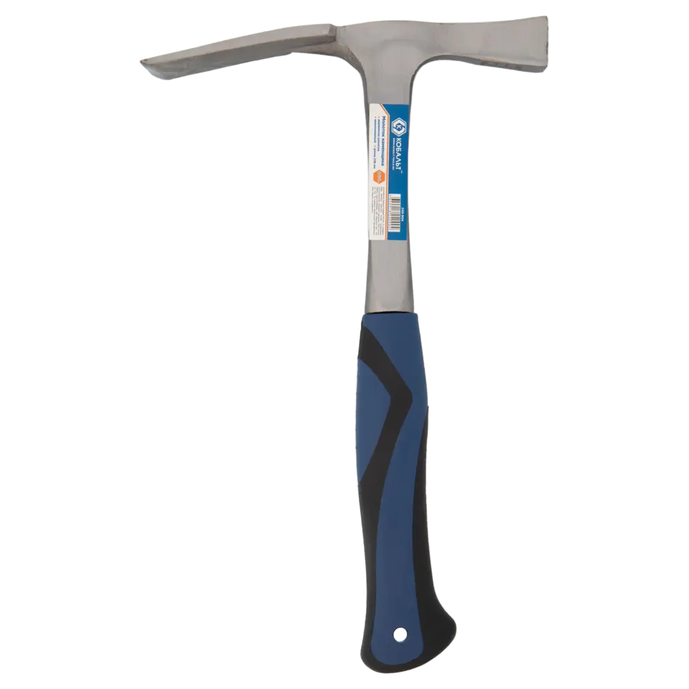 Молоток каменщика КОБАЛЬТ с обрезиненной рукояткой 600 г 89374034 STLM-1572398 - Вид №3