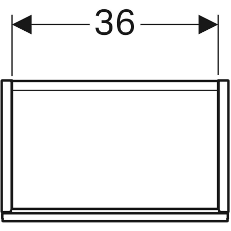 500.608.01.2 Шкафчик для раковины Geberit Acanto, с одной дверью и сифоном Geberit  - Вид №13