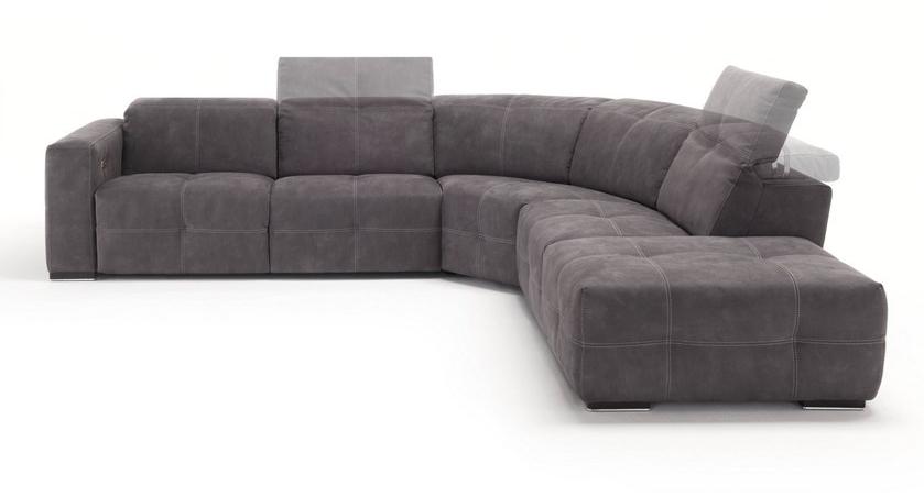 Egoitaliano Угловой диван Relax из кожи с электроприводом sun-id-1495749 - Вид №1