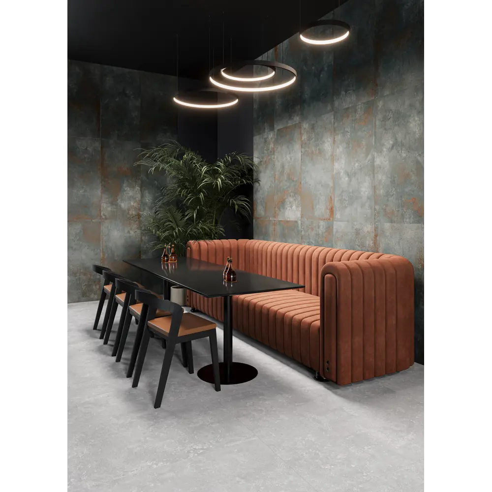 Керамогранит Incolor Titanium Green Matt 120x60 см 1.44 м² матовый цвет темно-серый Metal STLM-2011613