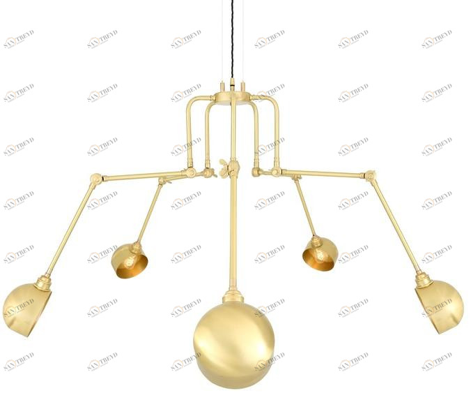 Mullan Lighting Регулируемая люстра из латуни  Mlf236 